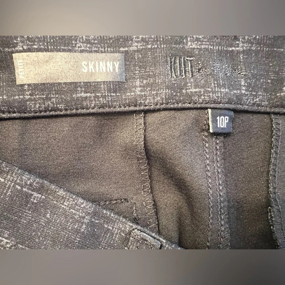 KUT From the Kloth Women’s Skinny business casual pant dark Gray Size 10 Petite - Picture 7 of 9